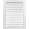 Ekena Millwork Vertical Surface Mount PVC Gable Vent: Functional, w/ 3-1/2"W x 1"P Standard Frame, 30"W x 38"H GVPVE30X3801SF - alternate 1